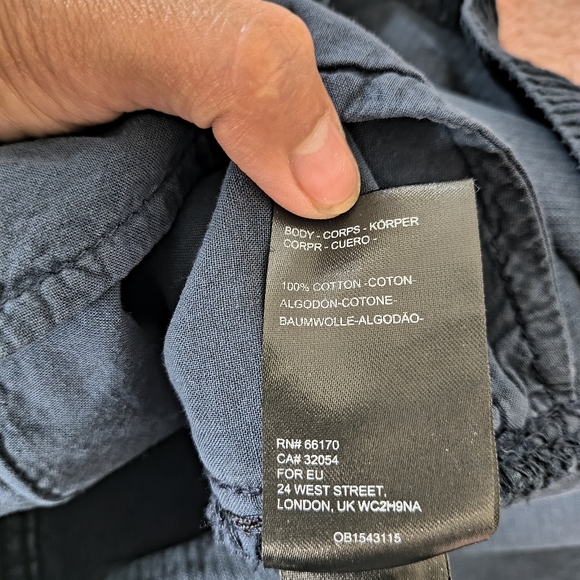 Free People Corduroy Mini Skirt Blue Size 6 - Picture 8 of 8